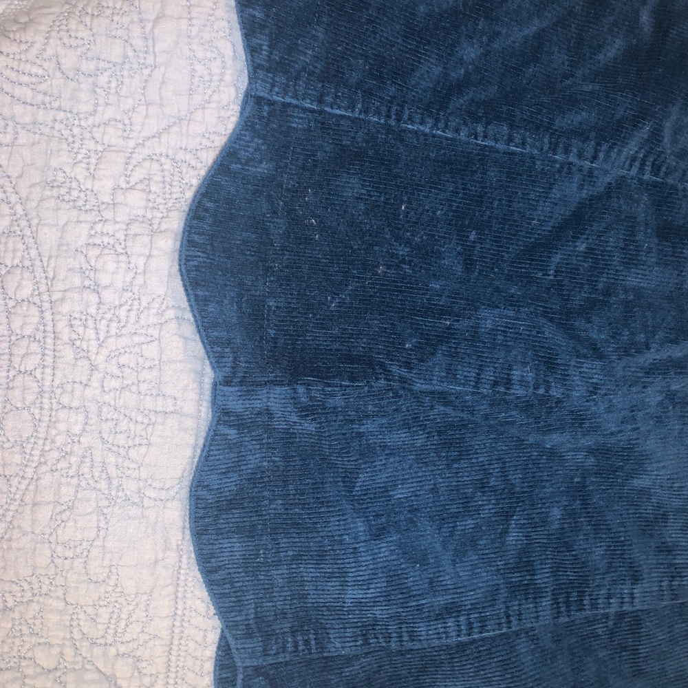 BLUE VELVET SKIRT - Picture 5 of 8